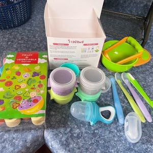 Baby feeding set